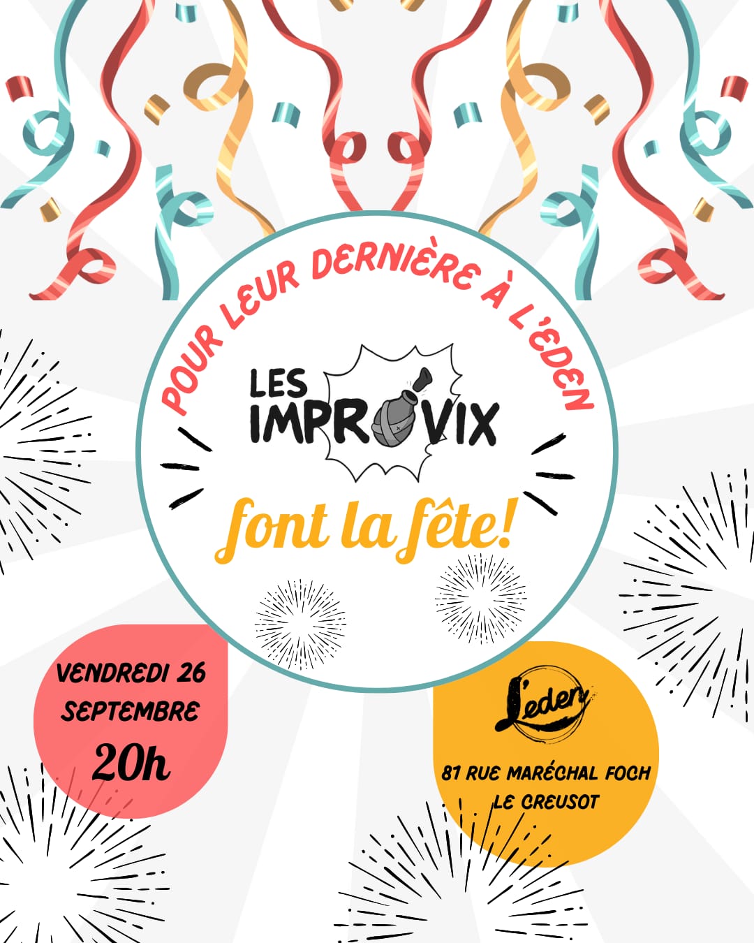 Affiche improvisation Eden Broc