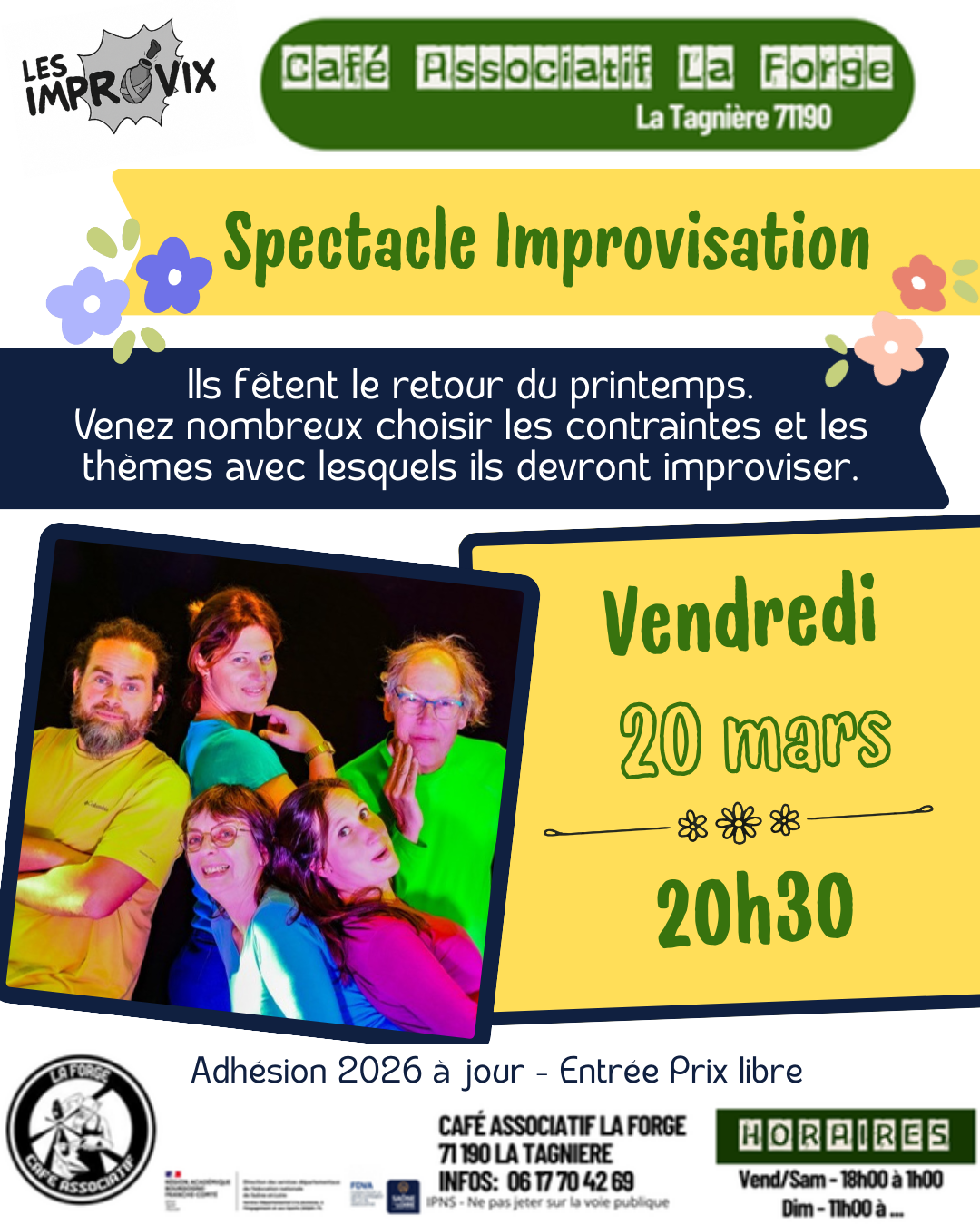 Affiche improvisation Eden Broc